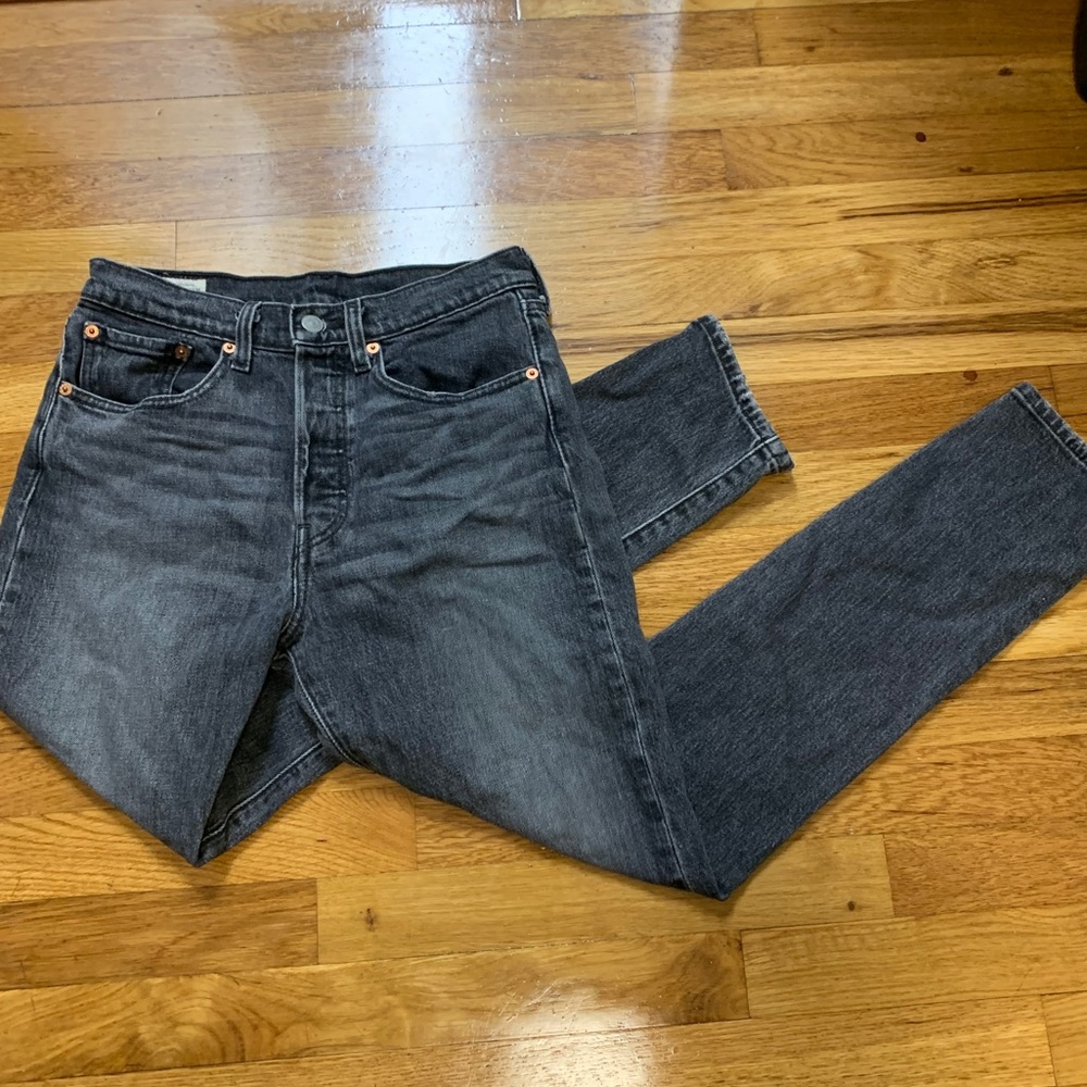 Levi’s 501 skinny jeans- coal black